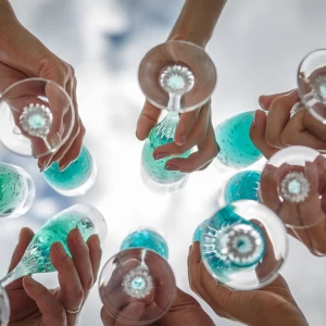 乾杯|629114さんのひといろの教会(モチーフ ウエディングプランニングアンドイベントデザイン)(ウエディング取扱終了)の写真(1547365)