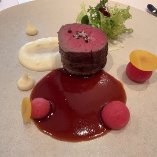 試食の肉