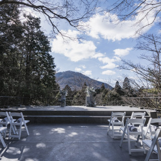 開放感があり山々も見えて、光の差し込みも綺麗なところでした