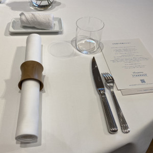 テーブルセッテイング|629423さんのレストランMINAMI（レストランミナミ）/ひらまつウエディングの写真(1854926)