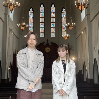 チャペルの写真です。ステンドグラスがきれいで素敵でした。