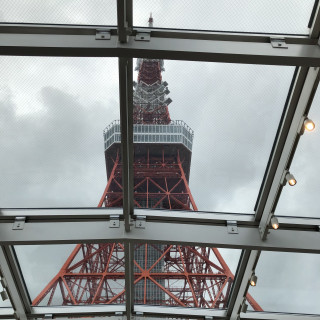 天井からは東京タワーが望めます。