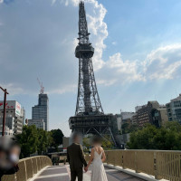 当日、挙式後、ウェディングフォトを撮りました。