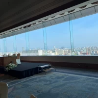 大パノラマの披露宴会場