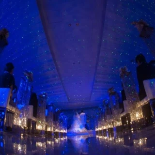 星空ウェディング祭壇