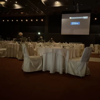 披露宴会場です。