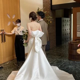 披露宴入場です。