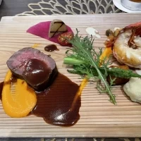 メインのお肉も海老もとても美味しかったです。