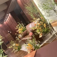 お色直し入場前高砂