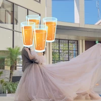 プールでの撮影