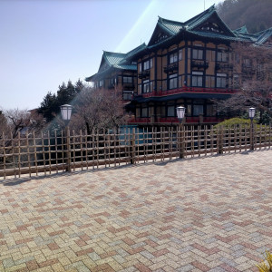 撮影スポットになっている中庭|630737さんの富士屋ホテルの写真(1834225)