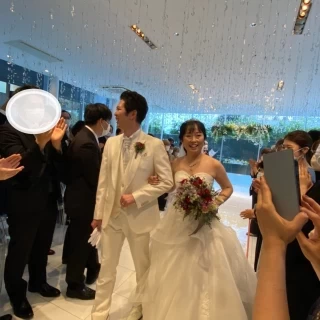 挙式退場