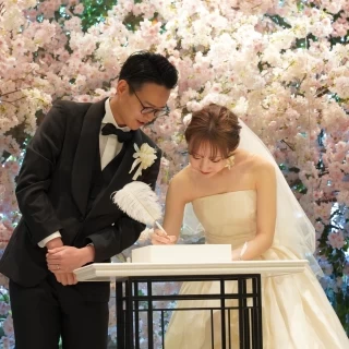 結婚式証明書記入