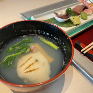 担当の料理屋さんで試食|631050さんの竹田邸の写真(1557477)