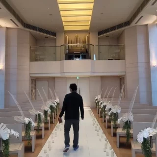 挙式会場の一部