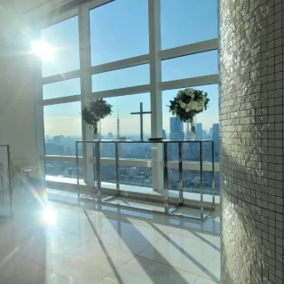 挙式会場から見える風景