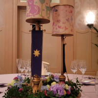ラプンツェルモチーフのテーブル装飾