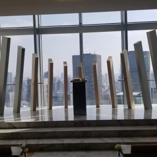 挙式会場からの景色