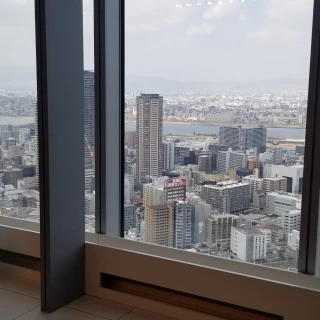 披露宴会場からの景色