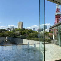 ホテル内から見える東京タワー