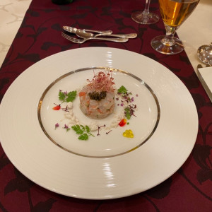 真鯛とずわい蟹のタルタル、グレープフルーツ風味|631341さんのロイヤルチェスター太田(ROYAL CHESTER OTA)の写真(1558231)