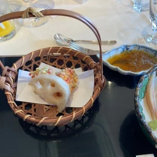 ホタテの揚げ物