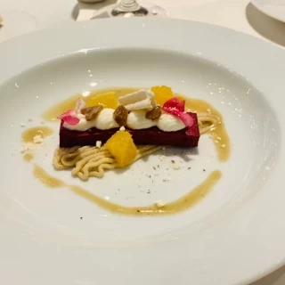 モンブラン風アシェットデセール