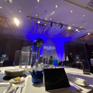 試食会が行われた披露宴会場です。