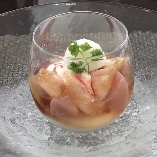 試食のデザート