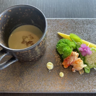 お野菜が甘く、味付けも薄味でした。