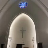 チャペル入って真正面の写真です。