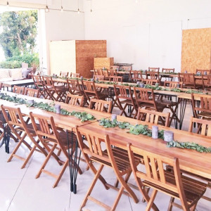 披露宴会場のイスとテーブル|632118さんのRaffino Ocean ラフィーノオーシャン（営業終了）の写真(1566153)