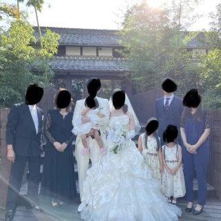 式場内の庭