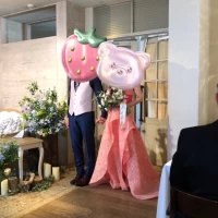 可愛いドレスと近い距離のゲストで、すごくよかったです！