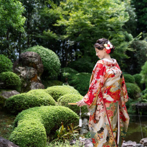 広くはないがとても綺麗な庭がある。|632855さんのザ クラウンパレス新阪急高知の写真(1570557)