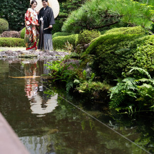 庭は和装が合うようにデザインされてる|632855さんのザ クラウンパレス新阪急高知の写真(1570482)