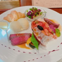試食の料理