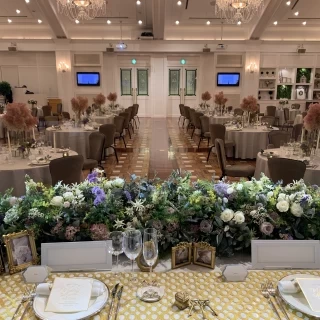 新郎新婦から見た披露宴会場