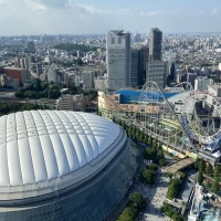 参列者控え室からの景色