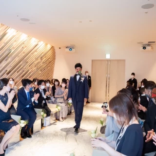 バージンロードと近距離です。