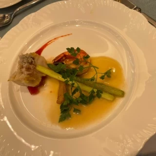 甘鯛の鱗焼き。パリパリです。