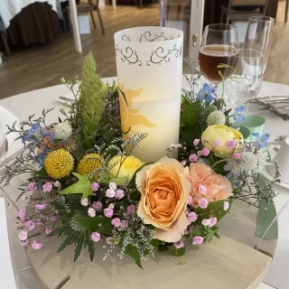 テーブル装花です