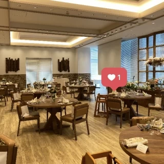 会場も広く、ゆったりと過ごすことが出来ました。