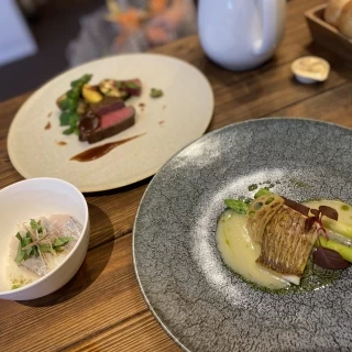 式が終わってから出来たてのお料理をゆっくり味わえました