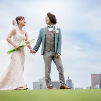 新郎新婦しか入れないスポットです。
