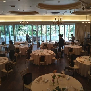 披露宴会場。