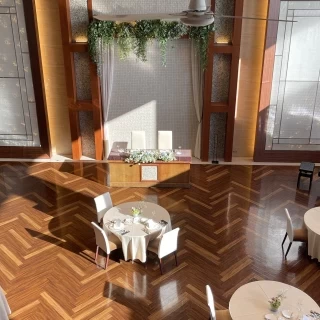 天井が披露宴会場