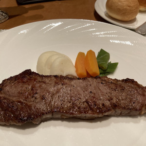 試食で頂いたステーキ|633988さんのホテル イースト21東京 オークラホテルズ＆リゾーツの写真(1581884)