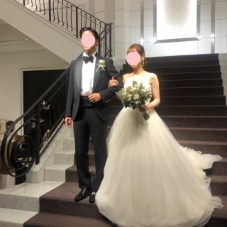 披露宴の会場中の階段です。