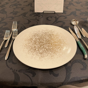 試食の際のテーブルコーディネイト|634207さんのWグランラセーレ岡山の写真(1790111)